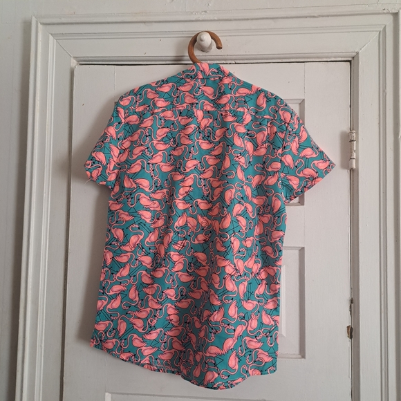 Flamingo Button-up Shirt - Picture 2 of 5